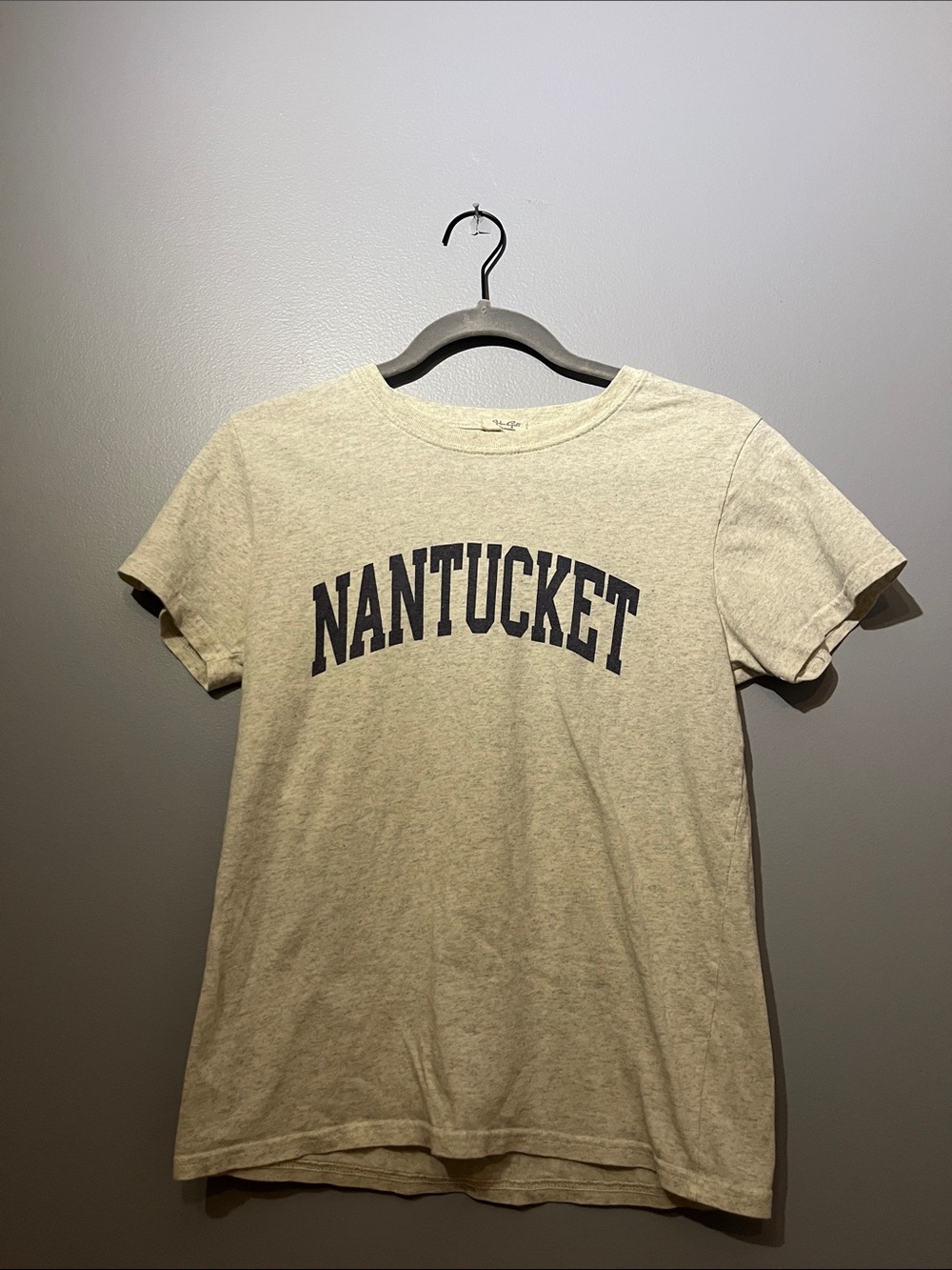 Nantucket Short-Sleeve Crew Neck T-Shirt - light gray